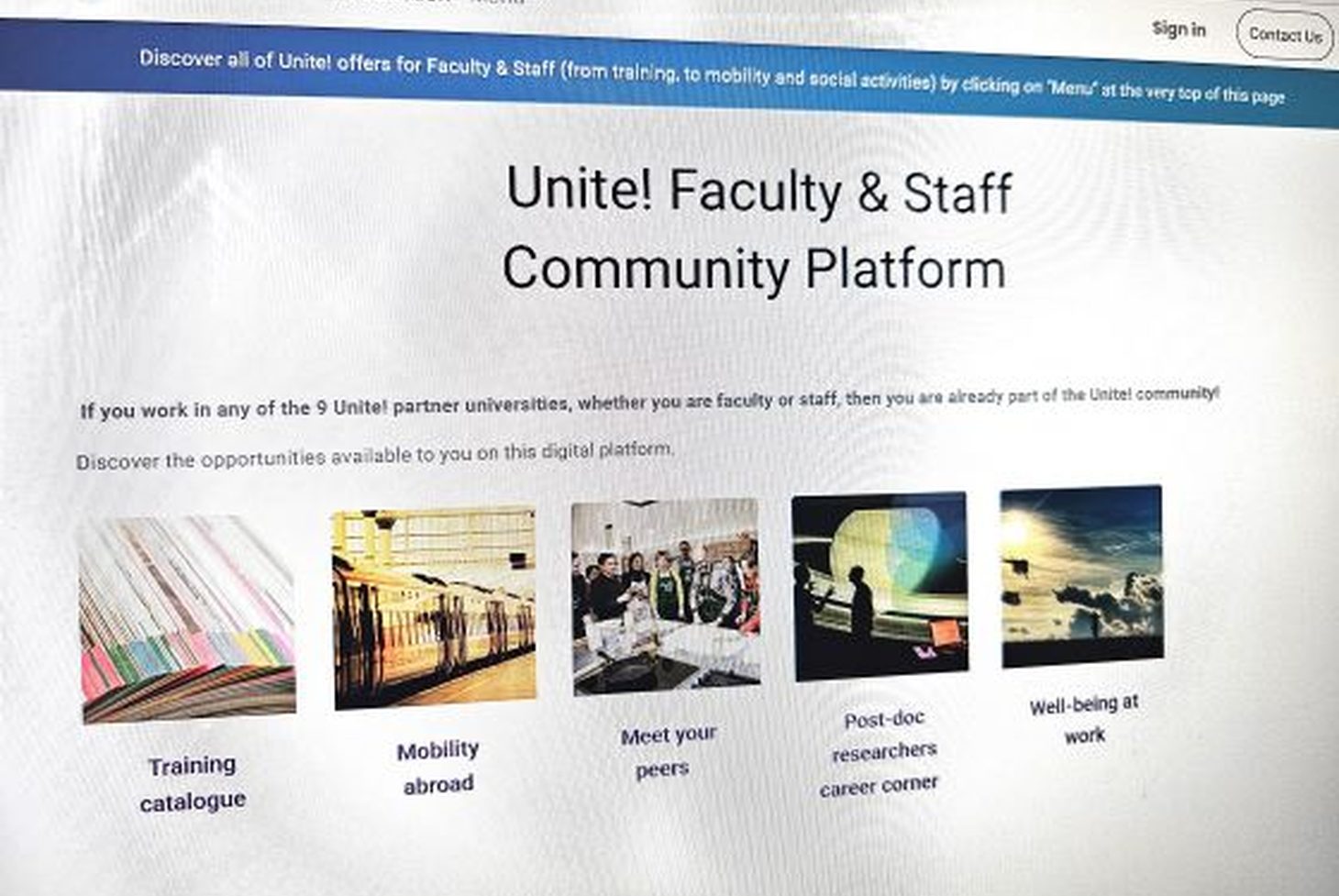 Unite! Plateforme
