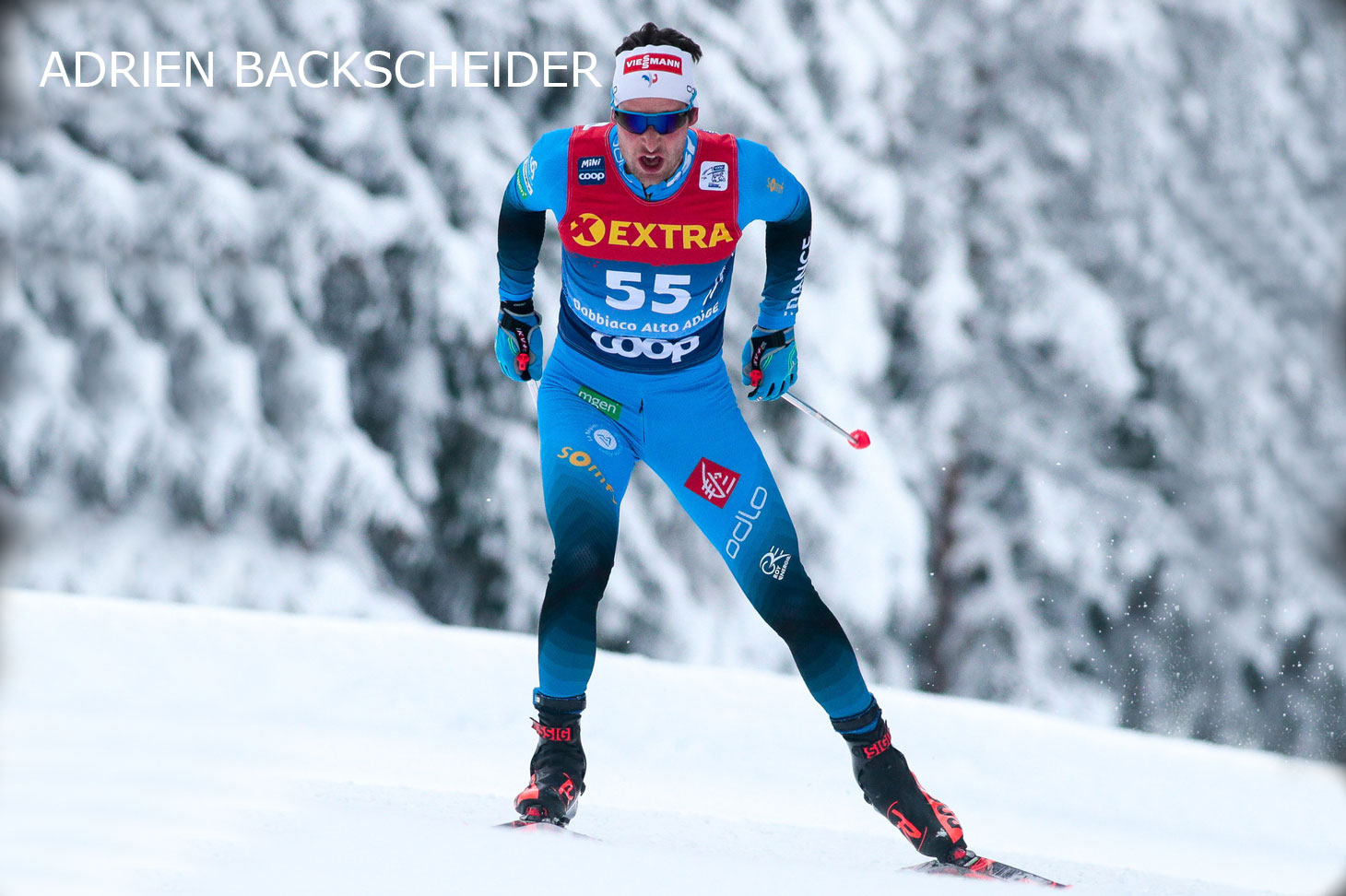 Adrien Backscheider, diplômé de l’UGA. Equipe de France de ski de fond © Laurent Salino - Agence Zoom