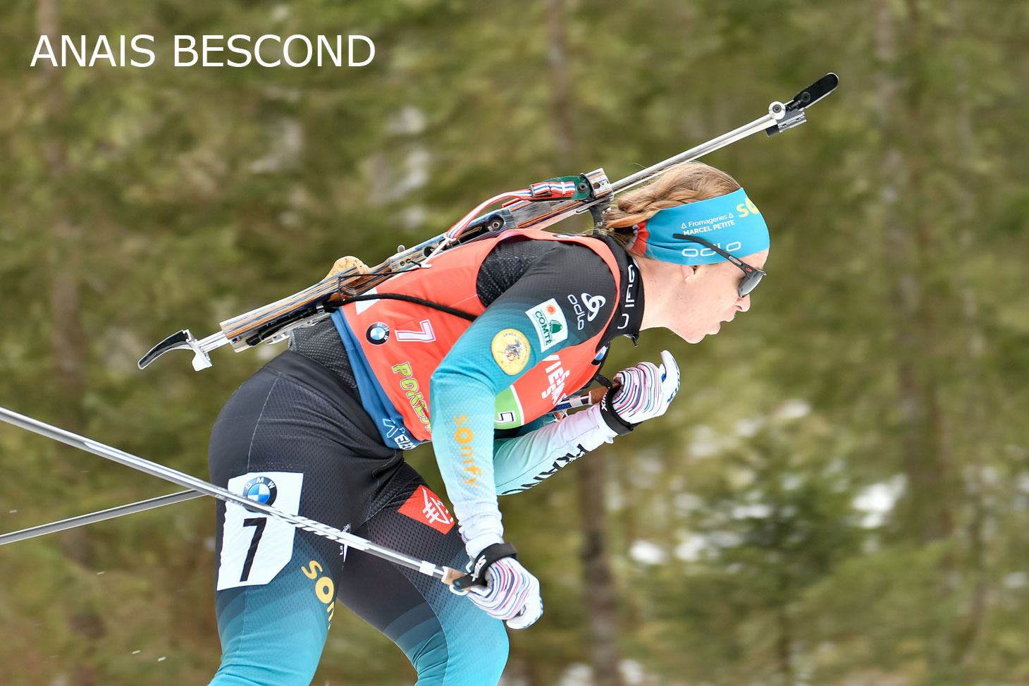 Anaïs Bescond, diplômée de l’UGA. Equipe de France de biathlon © Shutterstock