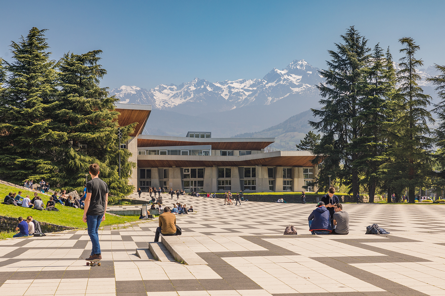 Le campus de Saint-Martin-d'Hères