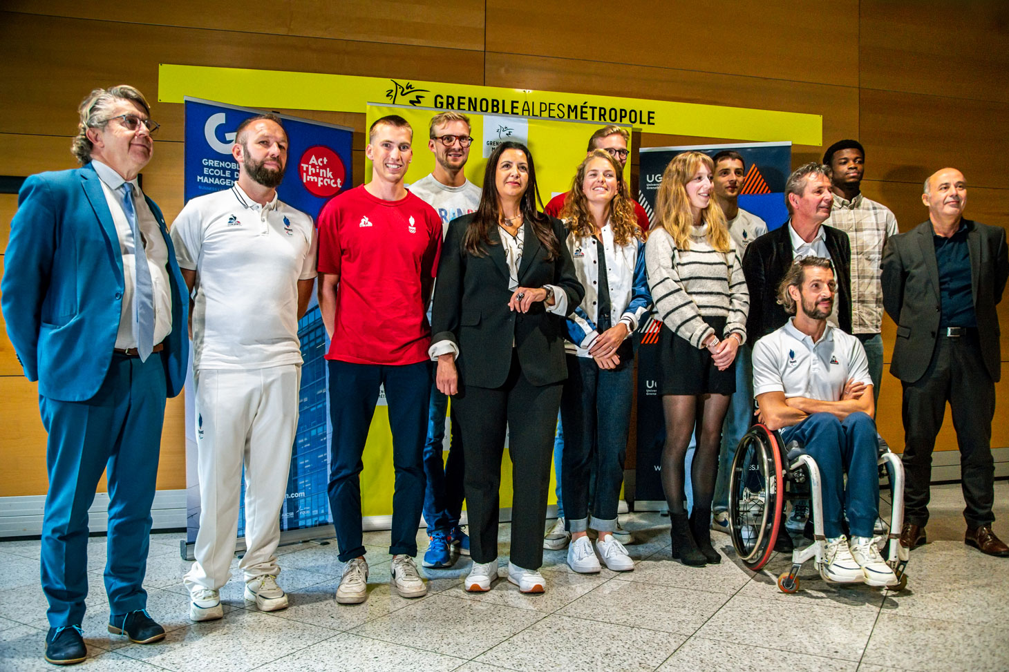 Les 8 athlètes olympiques du territoire présents à la cérémonie