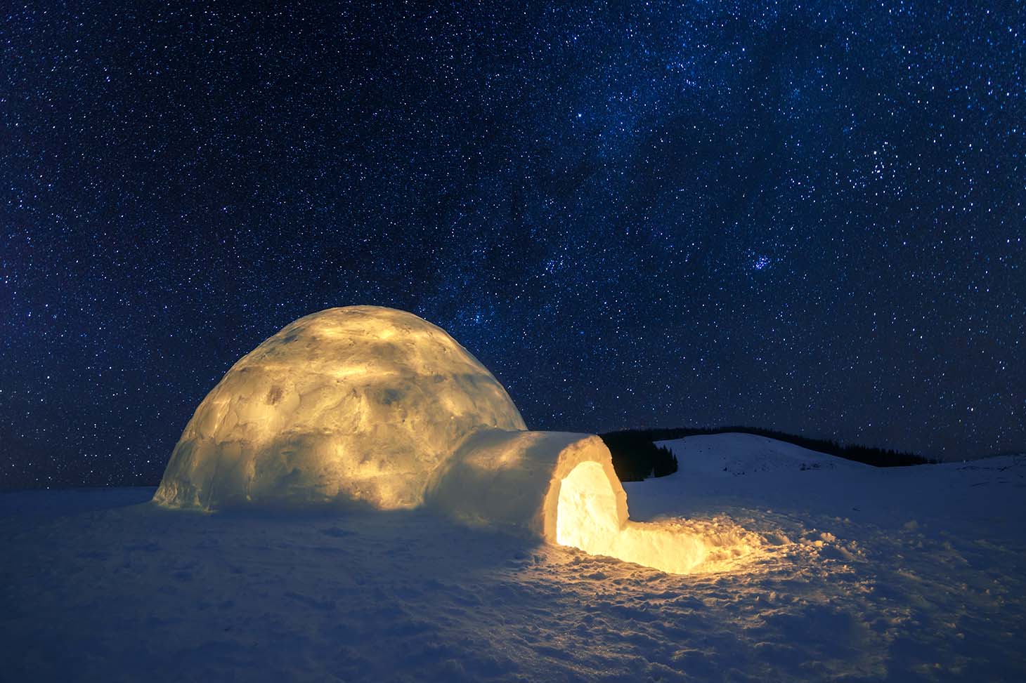 Igloo illuminé