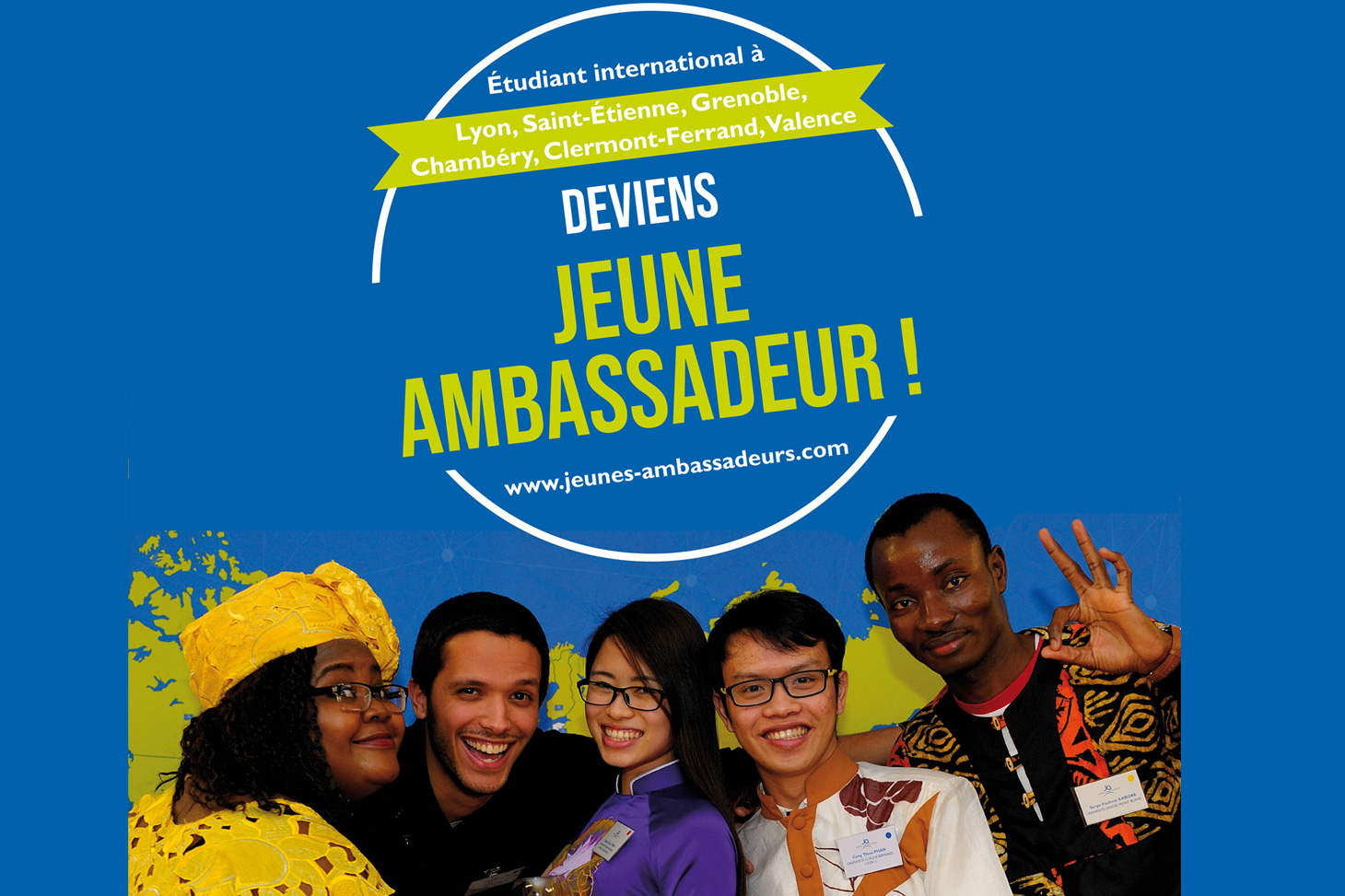 Etudiants internationaux du programme Jeunes ambassadeurs