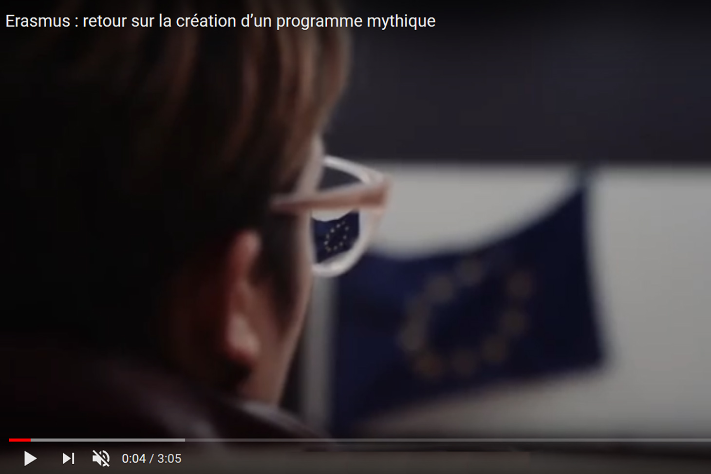 Erasmus, photo du film de Pierre Reynard sur la création de ce programme