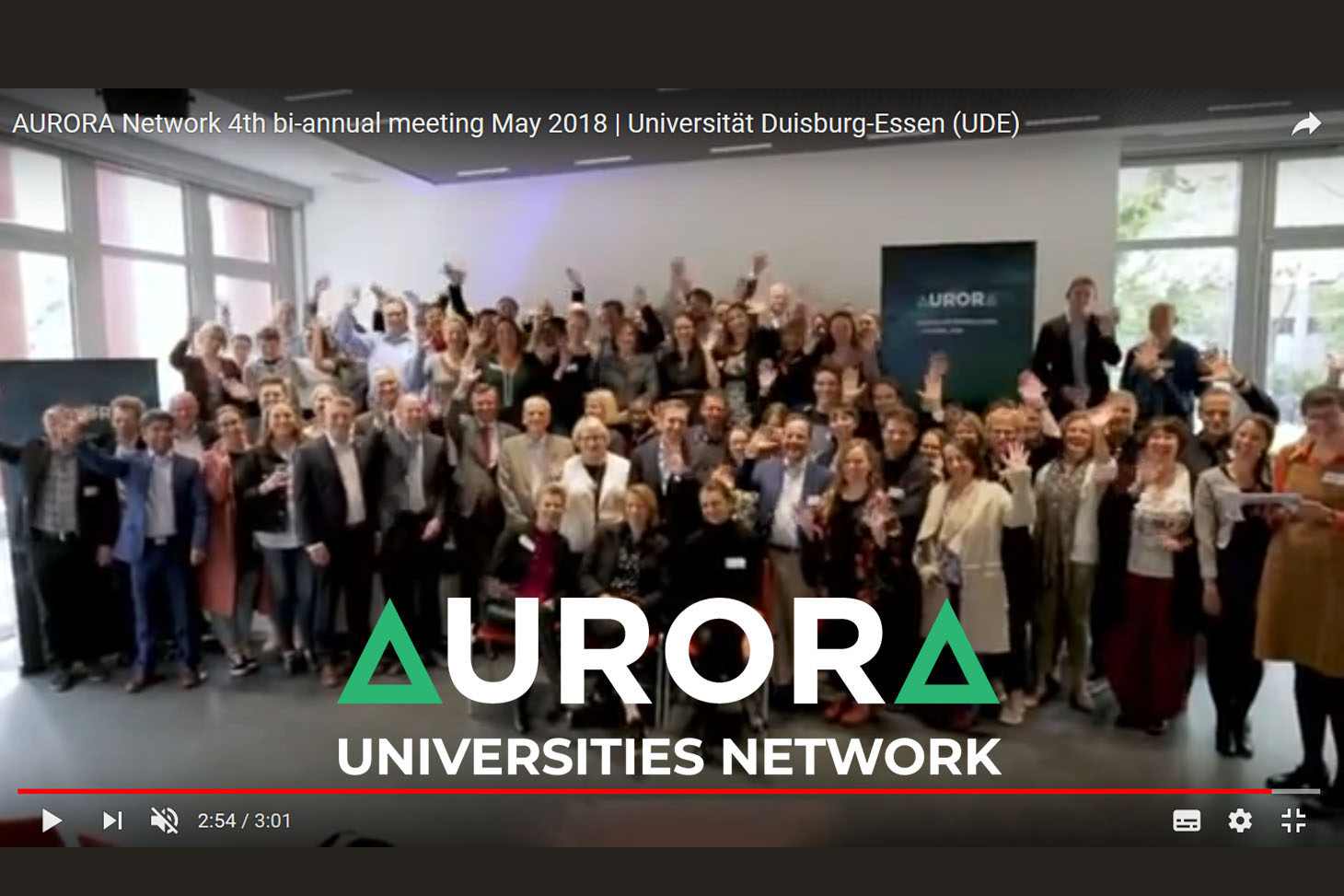 Rencontre du réseau Aurora à Duisburg-Essen