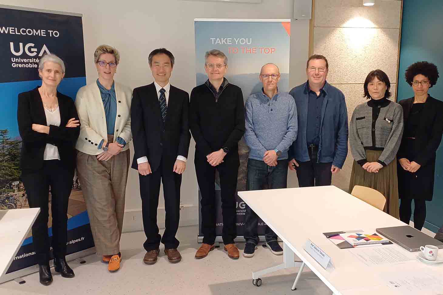 Visite de l'Université de Tsukuba à Grenoble